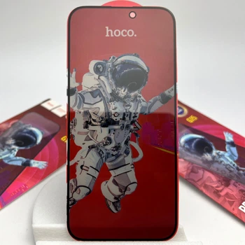 Защитное стекло антишпион Hoco для Apple iPhone 14 PRO MAX приватное глянец anti spy glass full glue privacy 5D 6.7