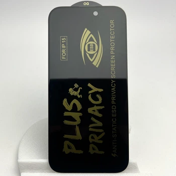 Защитное стекло антишпион Gorilla для Apple iPhone 16 приватное глянец anti spy glass full glue privacy 5D 6.1