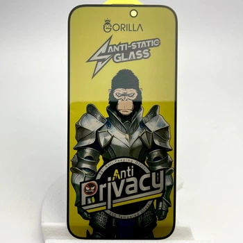 Защитное стекло антишпион Gorilla для Apple iPhone 17 приватное глянец anti spy glass full glue privacy 5D 6.3