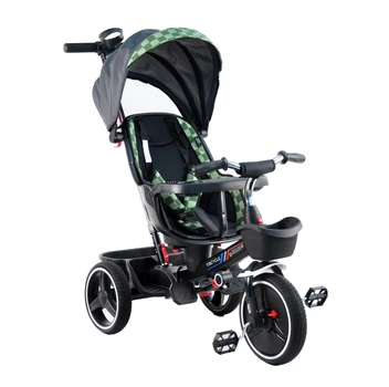 Дитячий триколісний велосипед Ardis Sport (Чорно-зелений)