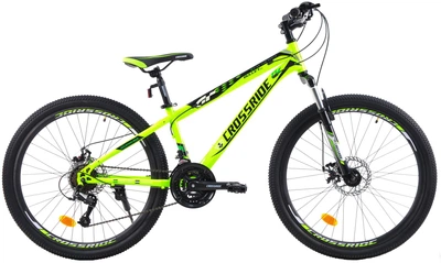 Велосипед гірський 26 дюймів Crossride Bullet 2.0, рама 13" (Жовтий)