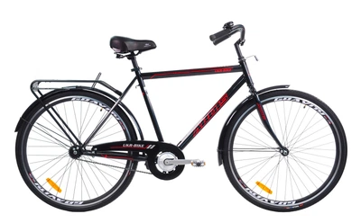 Велосипед міський 28 дюймів Ardis Ukr-Bike з багажником, рама 21" (Чорний)