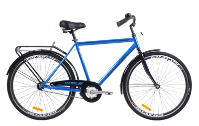 Велосипед міський 28 дюймів Ardis Ukr-Bike з багажником, рама 21" (Синій)