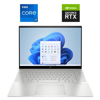Ігровий ноутбук Б-класу HP Envy 16-h0020ca / 16" (3840x2400) IPS Touch / Intel Core i7-12700H (14 (20) ядер по 3,5 - 4,7 ГГц) / 32 ГБ DDR5 / 1000 ГБ SSD NVMe / nVidia GeForce RTX 3060, 6 ГБ GDDR6, 192-біт / WebCam б/в