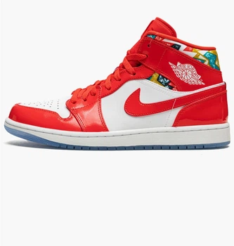Кроссовки мужские Jordan 1 Mid Se White/Red 40.5 Червоно-Білий DC7294-600