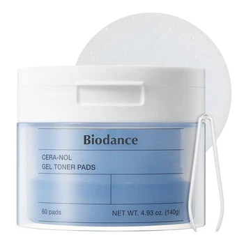 Гидрогелевые тонер-педы Biodance Cera-Nol Gel Toner Pads для питания кожи 60 шт