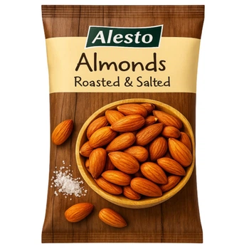 Горіхи Мигдаль Смажені Солені Alesto Almonds Roasted & Salted 150 г