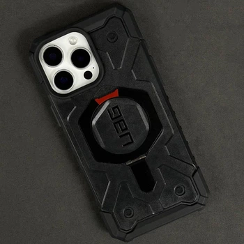 Чехол Противоударный с Подставкой UAG Plasma Magnetic Box (Plasma XTE MagSafe) для iPhone 15 Pro Max Black