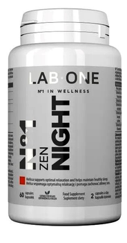 Suplement diety Lab One N°1 Zen Night wspierajacy sen 60 kapsulek (5906630600601)