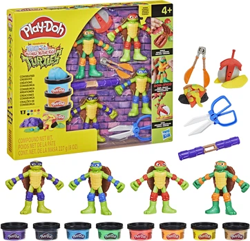 Набор для творчества Hasbro Черепашки-ниндзя Ковабунга с массой для лепки (G0556)