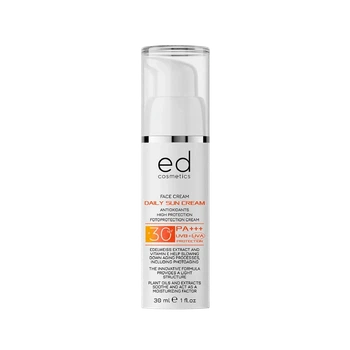 Денний сонцезахисний крем з SPF 30 Daily Sun Cream SPF 30 ED Cosmetics 30 мл