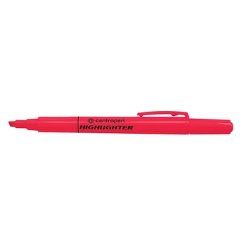 Маркер текстовыделитель Centropen Fax 1-4 мм скошений Рожевий (8722/09)