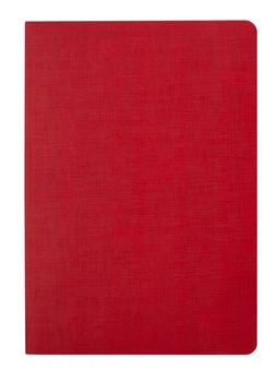 Записная книга блокнот Buromax COLOR TUNES A5 96 л линия иск.кожа красный (BM.295200-05)
