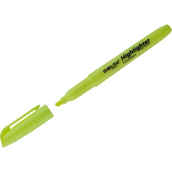 Маркер текстовыделитель Delta by Axent Highlighter 2-4 мм скошений Жовтий (D2503-08)