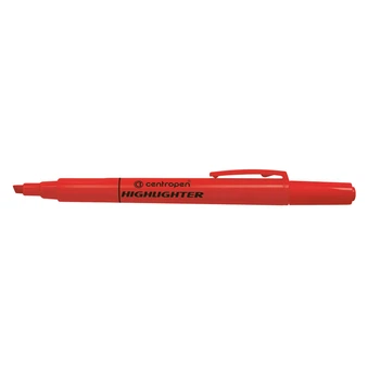 Маркер текстовыделитель Centropen Fax 1-4 мм скошений Червоний (8722/02)