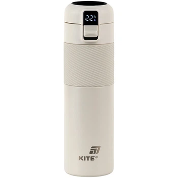 Термос із термодатчиком Kite K25-1227-1, 450 мл, бежевий