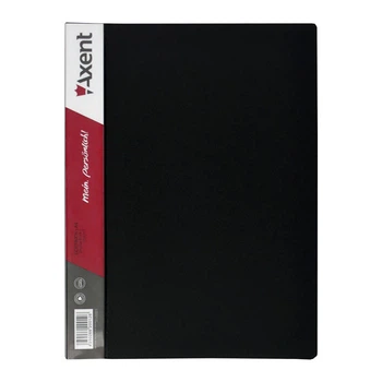 Дисплей-книга Axent А4 папка с 10 файлами черный (1010-01-A)