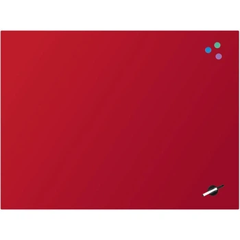 Доска магнитно-маркерная Axent 90x120 см стеклянная красная (9616-06-А)