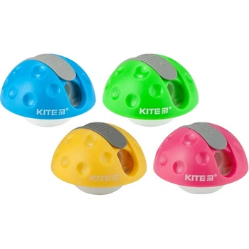 Точилка Kite Mushroom с контейнером круглая ассорти 4 цвета (K20-118)