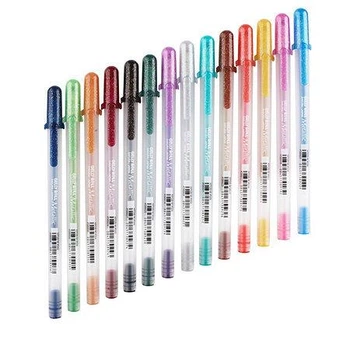 Ручка гелевая Sakura Metallic вишневый 1мм (84511389243)