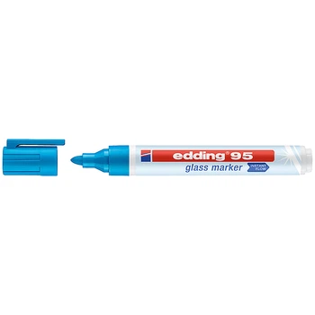 Маркер Edding Glass e-95 1,5-3 мм круглий блакитн.