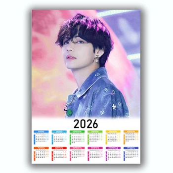 Календарь настенный Техен BTS ARMY Bangtan Boys Бтс 42х29 см (data_0006)