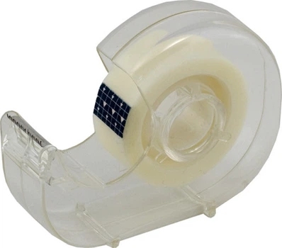 Клейка стрічка Buromax 18мм x 20м канцелярська невидимий в диспенсері скотч (BM.7360-03)