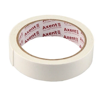 Лента клейкая Axent 24мм x 2м вспененная двухсторонняя скотч (3112-A)