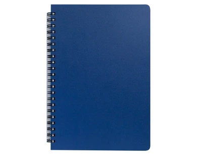 Записная книга блокнот Buromax OFFICE LOGO2U A5 96 л клетка на пружине (BM.24551150-02)