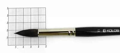 Кисть белка Rosa Classic 3049R Kolos круглая №11 (4823064900163)