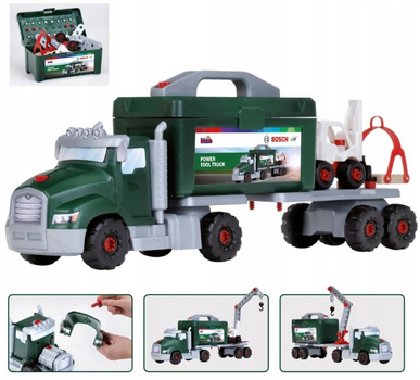 Zabawka ciężarówka Klein Bosch Mini do skręcania 86 części (4009847086266)