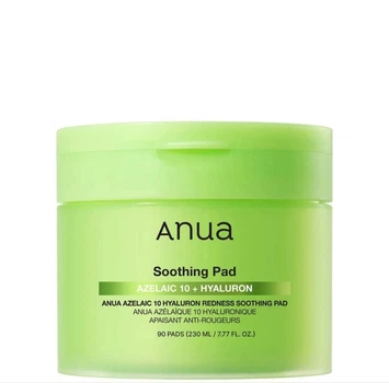 Тонер-пади з азелаїновою кислотою Anua Azelaic 10 Hyaluron Redness Soothing Pad 90 шт.