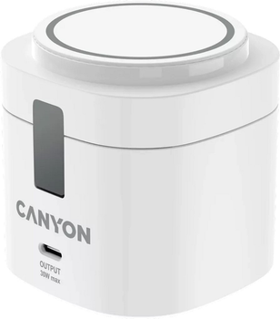 Ładowarka bezprzewodowa Canyon OnCharge 405 White 4-in-1 (CNS-WCS405W)