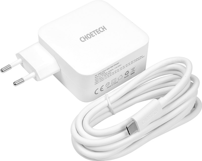 Ładowarka CHOETECH GaN 2xUSB Type-C 100W, PD (PD6008)