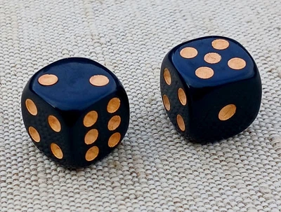 Игральные кубики, кости, зары для настольных игр,d 15.5мм.