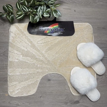 Килимок під унітаз ТМ Banyolin Classik 50х60см CLT202023 153-Beige_U