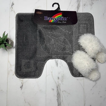 Килимок під унітаз ТМ Banyolin Classik 50х60см CLT27 193-Anthracite_U