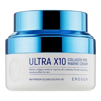 Антивозрастной крем для лица с коллагеном Enough Ultra X10 Collagen Pro Marine Cream 50 мл (8809438484947)