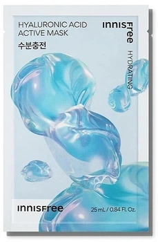 Зволожувальна тканинна маска для обличчя - Innisfree Hyaluronic Acid Active Mask 25ml (1516874-40966255)