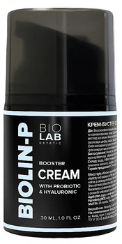 Крем-бустер для лица с пробиотиком и гиалуроновой кислотой - Biolab Estetic Biolin-P Booster Cream 30ml (1512806-41196041)