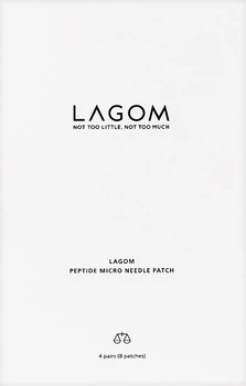 Розгладжувальні патчі для повік з мікроголками - Lagom Peptide Micro Needle Eye Patch 2шт (1278030-44545698)