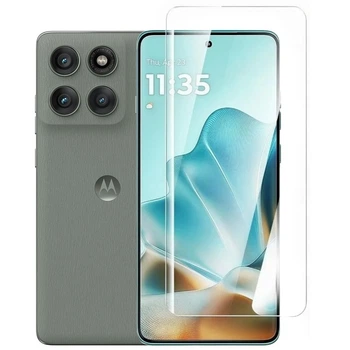 Защитное стекло Fiji Curved UV для Motorola Edge 60 Pro анти-отпечатки (с клеем и УФ лампой) Clear