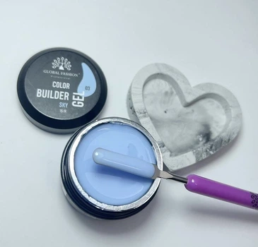 Гель для моделювання нігтів Global Fashion Color Builder Gel колір 03