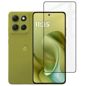 Защитное стекло Fiji Premium для Motorola G86 Power полная проклейка Anti-Static черный