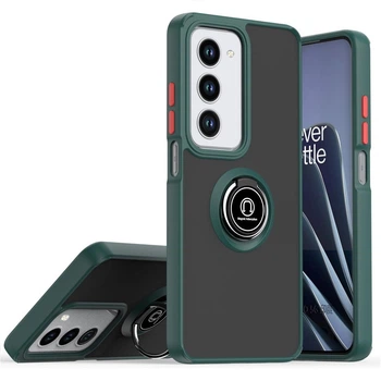 Чехол Fiji Colorframe для Xiaomi Redmi 15 матовый бампер с кольцом подставкой Green