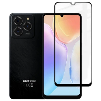 Защитное стекло Fiji Premium для Ulefone Note 20 Pro полная проклейка Anti-Static черный