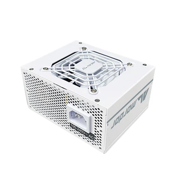 Блок живлення 750 Вт, ALmordor SFX, White, модульний, 80+ Gold, ATX3.1, Active PFC, 80 мм, 4xMolex / 8xSATA / 3x6+2-pin / 1x16-pin / 2x4+4-pin / 1x20+4-pin, FanStop (ALSFX750WH31)
