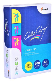 Папір офісний Color Copy A4 200 г/м2 250 аркушів 8687A20 Білий (A4.200.CC) (955555913363212) - Уцінка