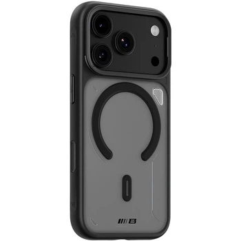 Чохол панель силіконовий Blueo Mr Gorilla Frosted Heat Dissipation Stand with MagFit MagSafe для Apple iPhone 17 Pro Max (6.9") Black