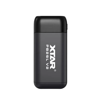 Повербанк-зарядное 2-в-1 Xtar PB2SL V2 Black, 2x18650-21700, USB-C QC+PD, LCD, Box (Power Bank Case)
